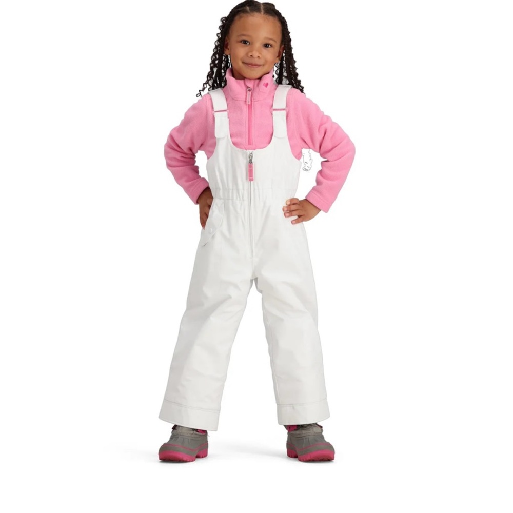 Obermeyer Kids White Ski Bib